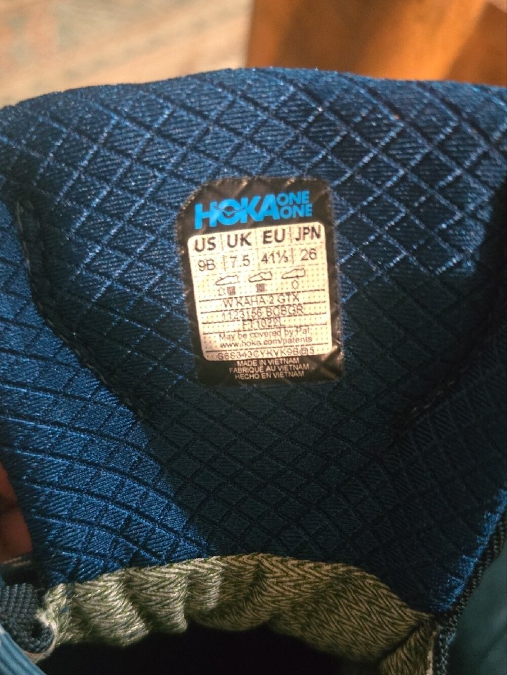 Hoka KAHA 2 Women's Blue Mid-Top Trail Boots NWOT - Picture 4 of 6